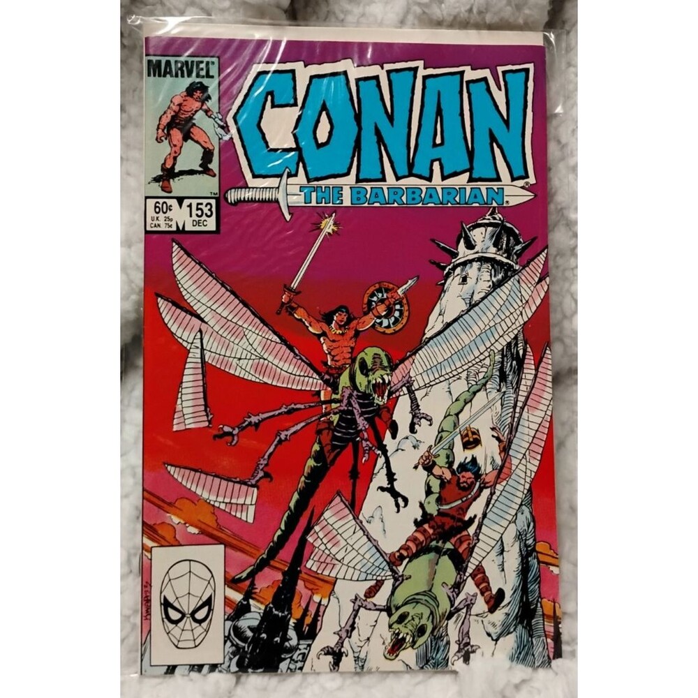 Conan The Barbarian #153  Marvel Comic 1983 Dragonfly VG